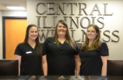 Chiropractic Morton IL Central Illinois Wellness Center Front Desk Staff